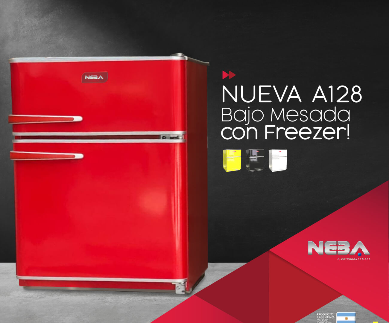 Linea de Heladeras bajo mesada