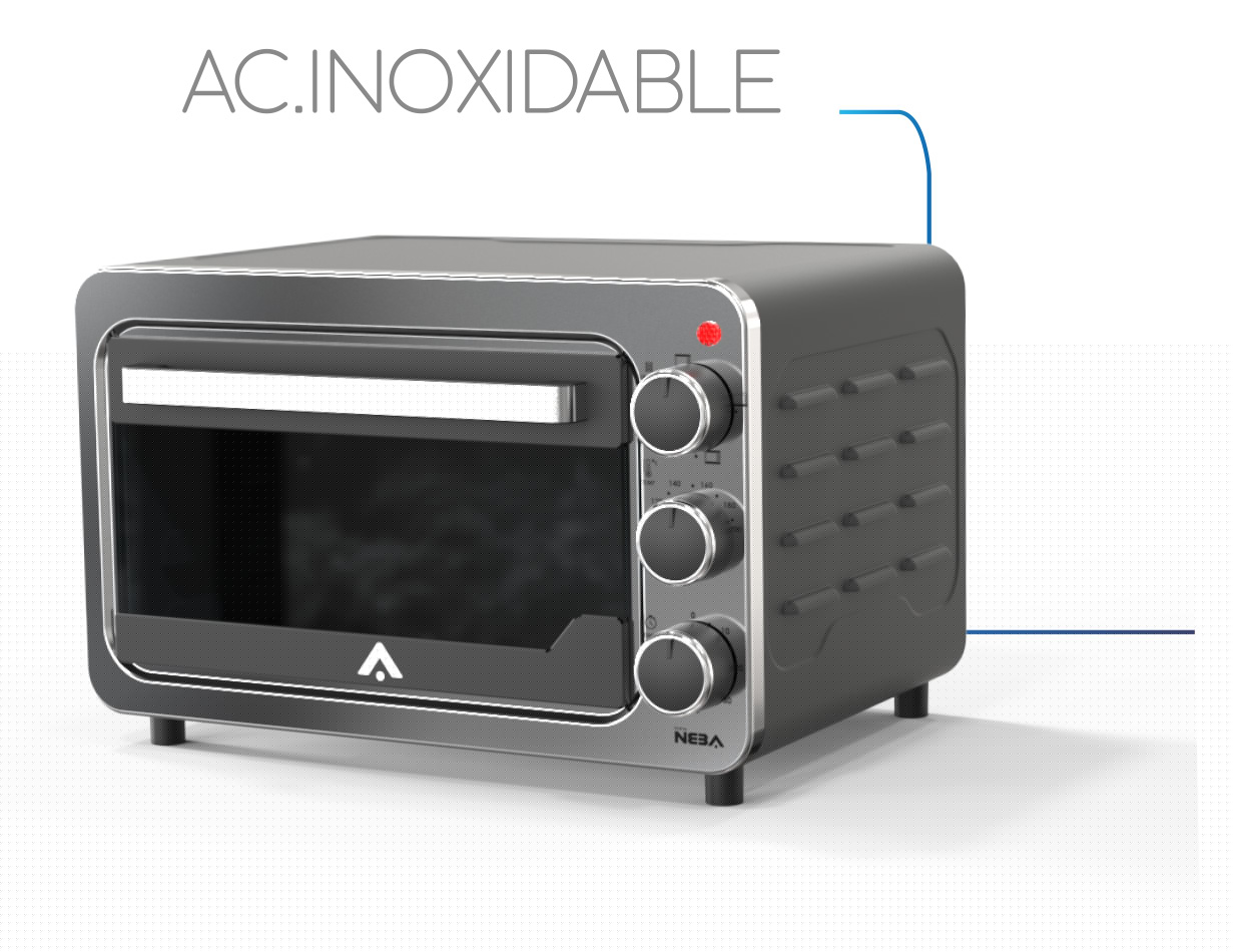 Horno electrico de 22lts. 