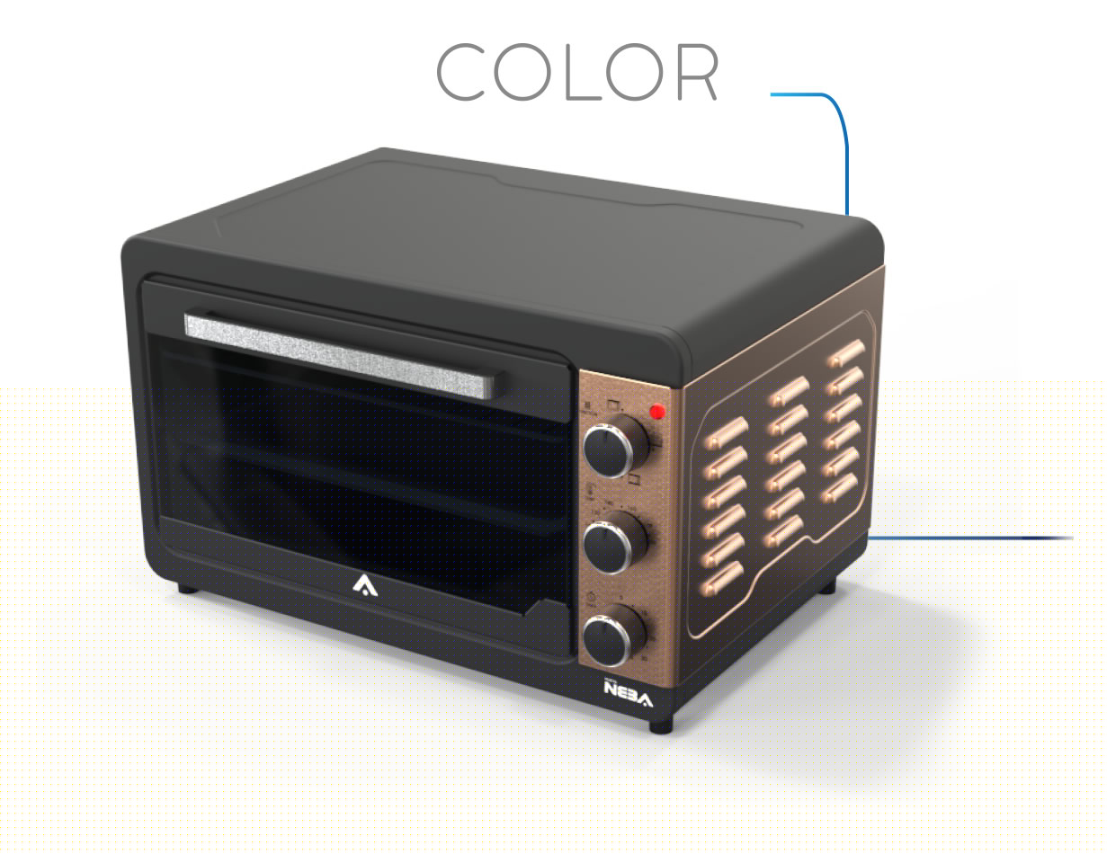 Horno electrico de 22lts. 