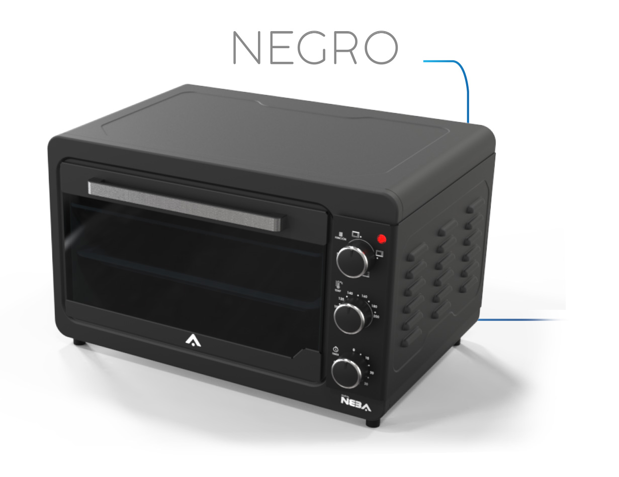 Horno electrico de 52lts. de 2030W