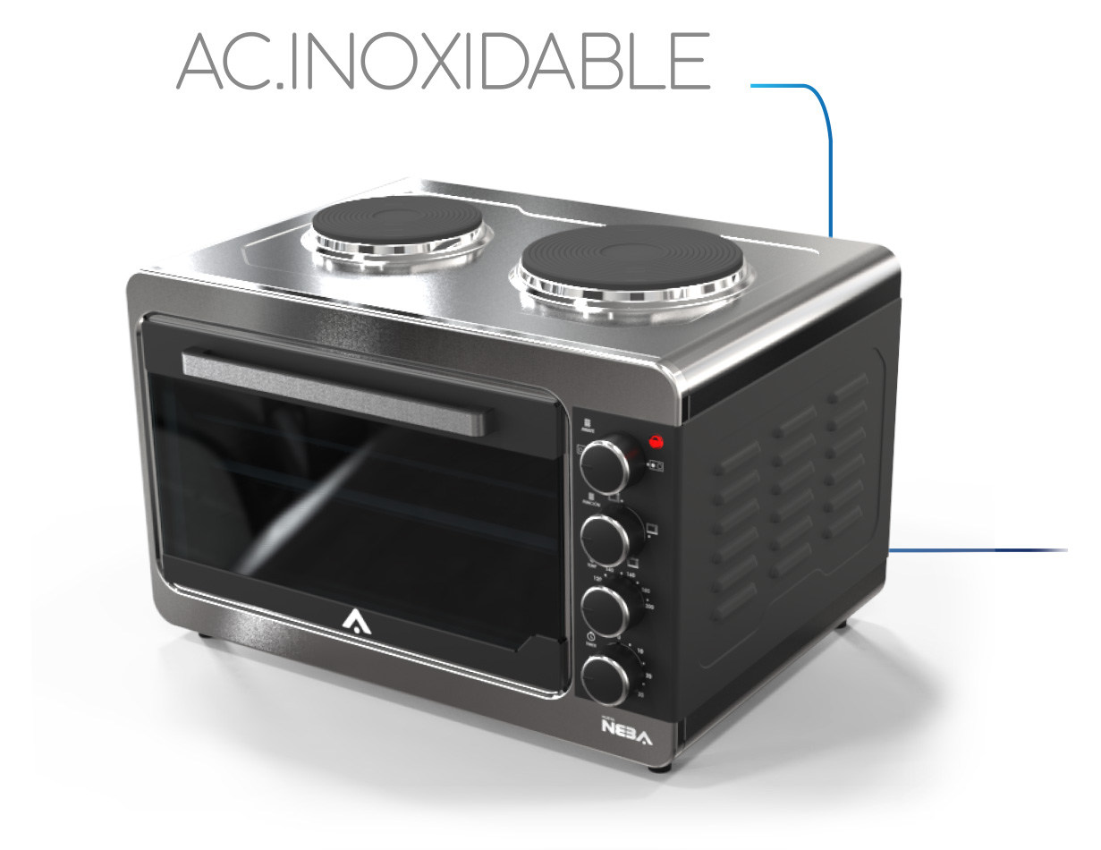 Horno electrico de 52 LTS. 